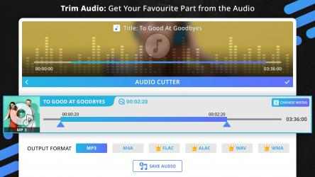 Imágen 1 Music Editor : Trim, Extract, Convert and Mix Audio windows