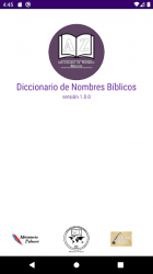 Captura de Pantalla 2 Diccionario de Nombres Bíblicos android