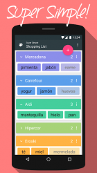 Captura de Pantalla 2 Lista de compras súper simple android