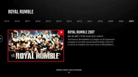 Captura de Pantalla 5 WWE Network windows