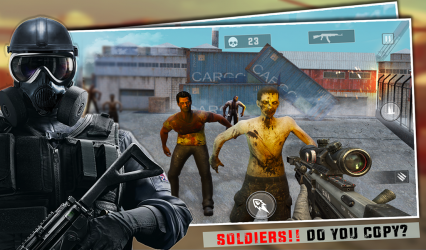 Screenshot 5 disparos zombies fps android