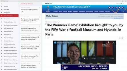Captura 2 FIFA RSS News Reader windows