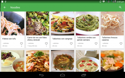 Screenshot 13 recetas de pasta gratis android