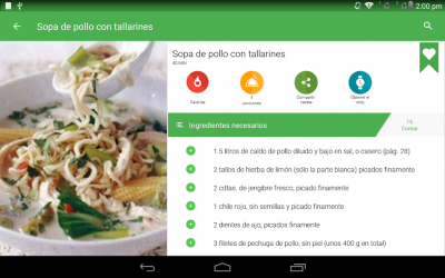 Screenshot 12 recetas de pasta gratis android