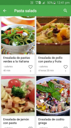 Captura 5 recetas de pasta gratis android