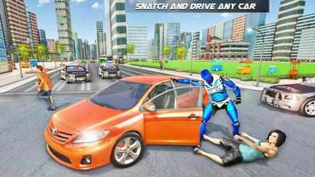 Imágen 4 Policía héroe velocidad del robot: Juegos de robot android