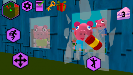 Screenshot 8 Piggy Neighbor. Family Escape Obby House 3D android