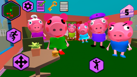 Imágen 3 Piggy Neighbor. Family Escape Obby House 3D android