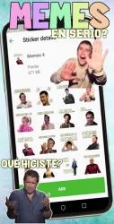 Imágen 7 Memes frases stickers para WhatsApp android
