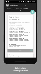 Imágen 7 TEXT SHARE to WebView PRINT.Intent send-print job android