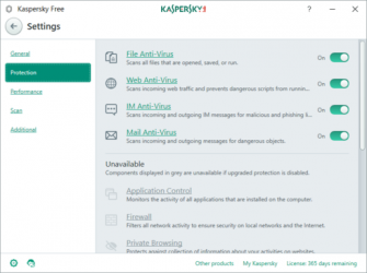 Screenshot 2 Kaspersky Anti-virus Free windows