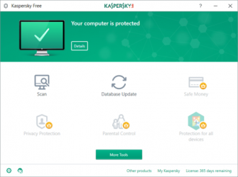 Capture 1 Kaspersky Anti-virus Free windows