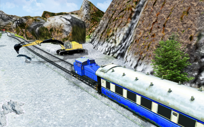 Captura de Pantalla 3 Uphill Train Simulator 3D android