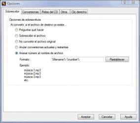Captura de Pantalla 5 Switch, convertidor de archivos de audio gratis windows