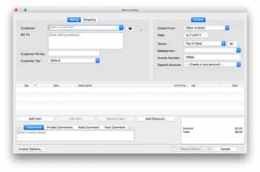 Captura de Pantalla 3 Express Accounts Free Accounting Software for Mac mac