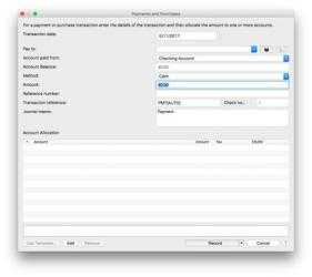 Screenshot 4 Express Accounts Free Accounting Software for Mac mac