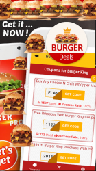 Screenshot 3 Food Coupons for Burger King - Hot Discounts 🔥🔥 android