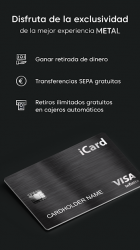 Captura de Pantalla 3 iCard: Enviar dinero android