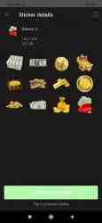 Captura 12 Stickers de Dinero Animados para WhatsApp android