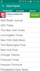Screenshot 4 Periódicos mundiales android