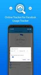Screenshot 4 Online Tracker for Facebuk - Online usage tracker android