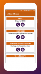 Screenshot 3 Secret Codes for LG Mobiles android