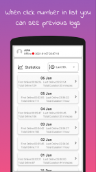 Imágen 7 WA Agent-Online and Last Seen Tracker For Whatsapp android
