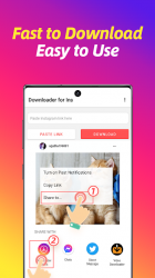 Screenshot 3 Descargador de videos para Instagram, Story Saver android