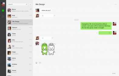 Captura de Pantalla 1 WeChat UWP windows