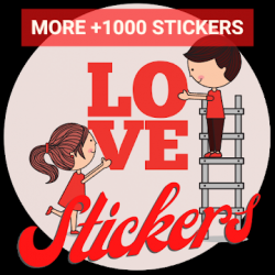 Screenshot 1 Stickers de amor con movimiento android