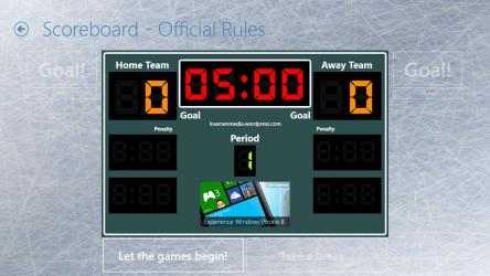 Capture 2 Scoreboard for Table Hockey windows