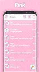 Imágen 2 Última versión de Pink Messenger Theme 2021 android