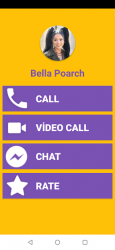 Captura de Pantalla 2 Bella Poarch Fake Video Call android