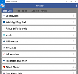 Screenshot 3 Nyheder fra Danmark windows