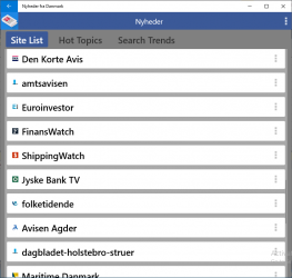 Screenshot 4 Nyheder fra Danmark windows