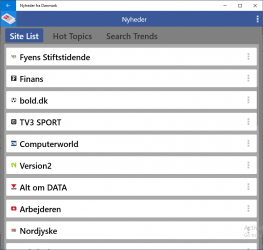 Screenshot 2 Nyheder fra Danmark windows