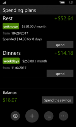 Screenshot 6 Contabilidad de costes: planificación del presupuesto personal, ahorro de dinero windows
