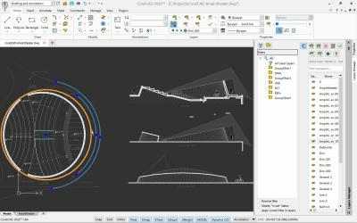 Screenshot 1 CorelCAD: software CAD DWG 2D y 3D windows