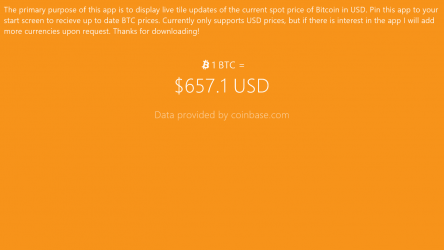 Captura 1 Bitcoin Price Live Tile windows