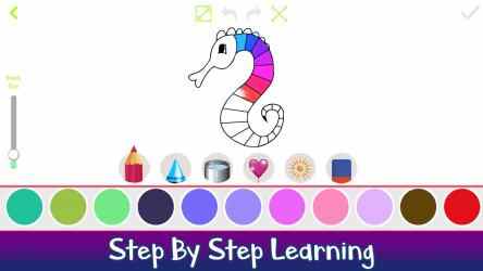 Screenshot 3 Learn To Draw Animals: Kids Drawing , Color & Glitter Book windows