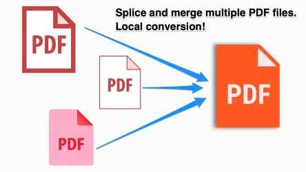 Captura de Pantalla 1 PDF File Merge (UWP) - Convert PDF files, merge PDF files, stitch multiple PDF files, quickly combine and convert formats. windows