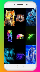 Screenshot 2 Neon Animal Wallpaper android