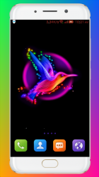 Captura de Pantalla 5 Neon Animal Wallpaper android