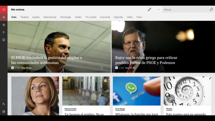 Captura de Pantalla 1 Microsoft News: Noticias destacadas en español windows