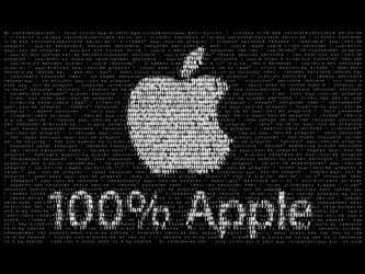 Imágen 2 Fototexto Apple Logo Wallpaper mac