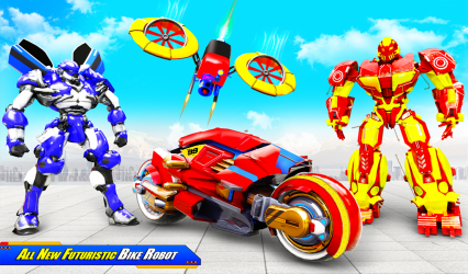Captura 9 robot tigre juego moto bike android