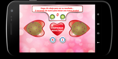 Screenshot 7 Escáner de Prueba de Amor de Huella Dactilar Broma android