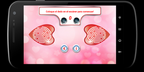 Capture 6 Escáner de Prueba de Amor de Huella Dactilar Broma android