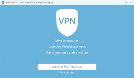 Captura 1 Hotspot VPN - Best Free VPN & Unlimited Wifi Proxy windows