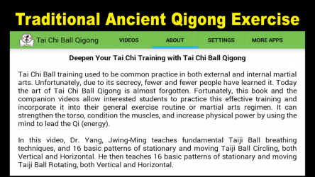Screenshot 11 Tai Chi Ball Qigong (Dr. Yang) android